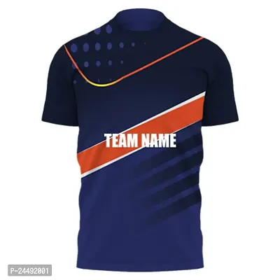 Daily Orders Cricket Sports Jersey for Men with Team Name, Name and Number Printed | Cricket t Shirts for Men Printed with Name | Cricket Jersey with My Name DOdr1009-C90152-C-WH-thumb2