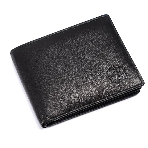 MEHZIN RFID Protected Genuine Leather Wallet Mens Brown,Tan,Black,6 Card Slots