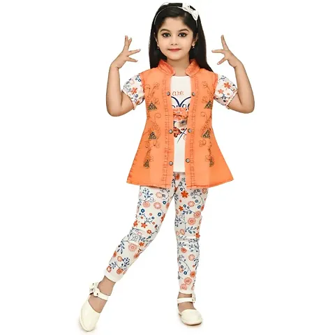 Stylish Fancy Designer Clothing Set For Kids Girls Pack Of 1