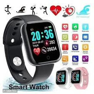 Smart D20 Smart Watch Men Women SpO2 Monitoring Utra HD DisplayPhone Notification Step Counter Smart Watch for Men, Hand Watch Sports Watch-thumb0