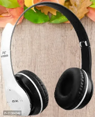 P47 Wireless Bluetooth Over The Ear Headphone with Mic-thumb0