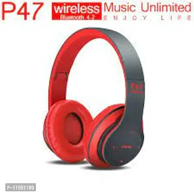 P47 Wireless Headphone Sports Adjustable Headphone with Mic Bluetooth Headset