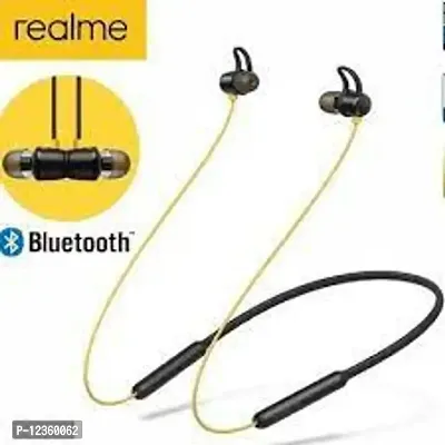 RM-108 In-Ear Bluetooth Neckband Earphone With Mic Realme Neckband Bluetooth Headset-thumb0