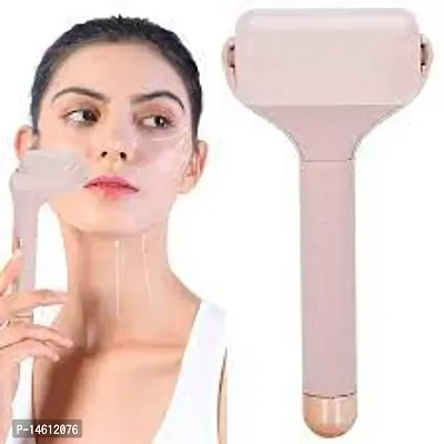 Ice Roller Massager Face Cooling Neck Skin Tightening Roller Brighten Complexion and Reduce Anti- Wrinkles Facial Skin Lifting, Under Eye Puffiness Womens Gifts Face Roller Massager