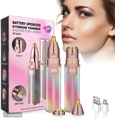 Multicolor Flawless Eyebrows Trimmer, For Household-thumb0