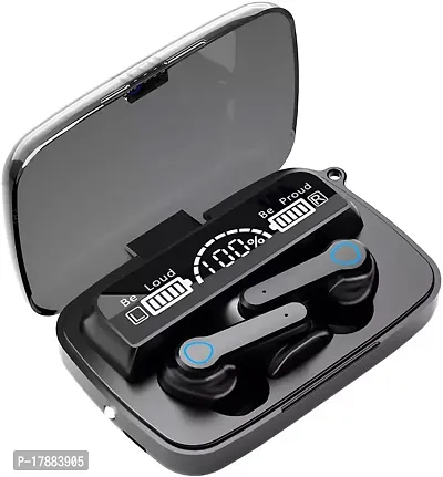 M19 Tws Bluetooth Earbuds Wireless With Power Bank, Black, Mobile-thumb2