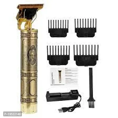 Latest edition trimmer T9 Hair Clippers for Men, Professional  Antique (Vintage Look) Electric Haircut Kit Zero Gapped Beard Trimmer Cordless Rechargeable T-Blades Outliner Grooming Clipper T-Blade H-thumb2