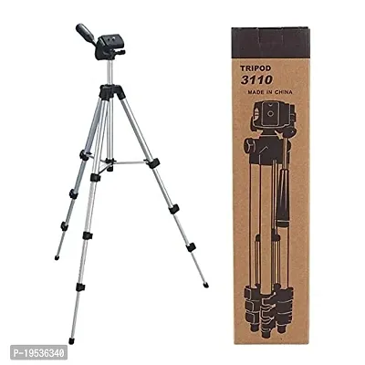 3110 Tripod Stand for Phone and Camera Adjustable Aluminium Alloy Tripod Stand Holder for Mobile Phones  Camera,Photo/Video Shoot