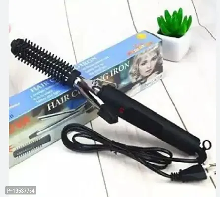 Electric Hair Curling Iron Nova NHC-471B Hair Curler For Women Black Hair Curler  (Black)-thumb0