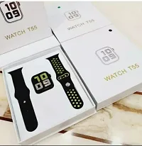 T55 Black Bluetooth Smart Watch-thumb1