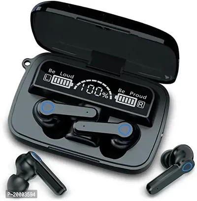 M19 Tws Bluetooth Earbuds Wireless With Power Bank, Black, Mobile for unisex-thumb3