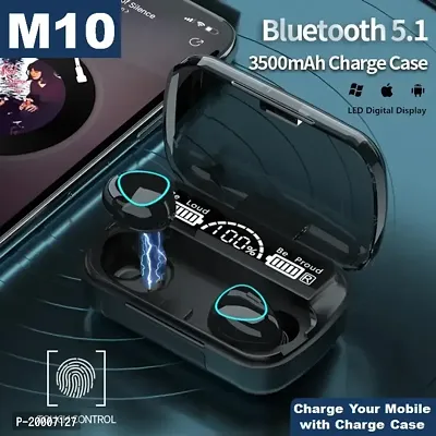 M10 TWS Bluetooth Earbuds Wireless Bluetooth 5.1 Stereo IPX7 Waterproof Bluetooth Headset for All Smartphones-thumb2