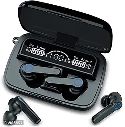 M19 Tws Bluetooth Earbuds Wireless With Power Bank, Black, Mobile-thumb0