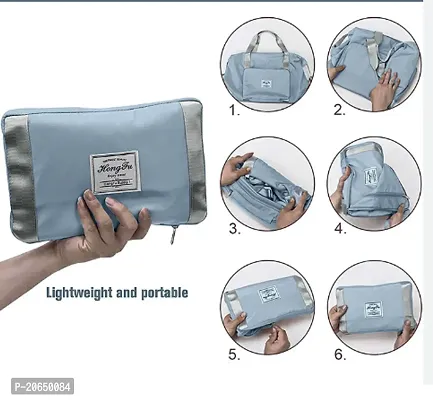 Foldable Travel Duffel Bag Lightweight Waterproof Shoulder Handbag Storage for Luggage Travel Luggage Carry on Clothes Storage Duffle Bag Picnic Bag Gym Bag Swimming Bag-thumb0