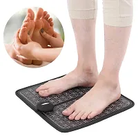 Foot Massager, Reflexologu y Electronic Feet Massager for Pain and Circulatiion, Folding Portable Electric Massage Mat, Portable Leg Massage Machine wiith 8 Modesss, USB Rechargebale-thumb1