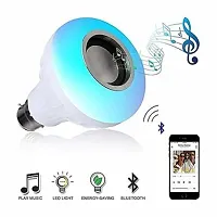 LED Smart Light Bulb, Bluetooth 3.0 Speaker Music Bulb RGB Change with 24 Key Remote Controller for Home, Party Decoration-thumb1