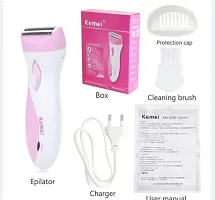 Kemei KM-3018 Rechargeable Lady Shaver Hair Remover-thumb1