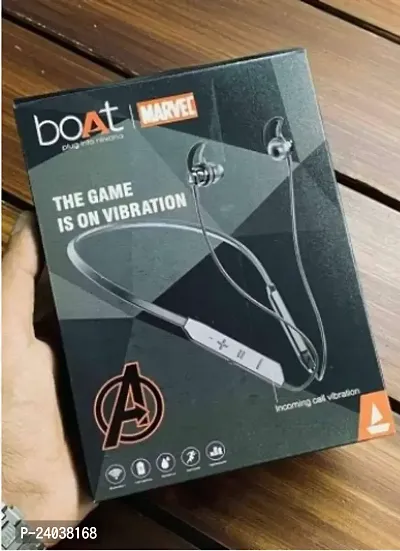 BOAT BT MAX WIRELESS EARPHONES WITH VIBRATION 20 HOURS BATTERY BACKUP-thumb0