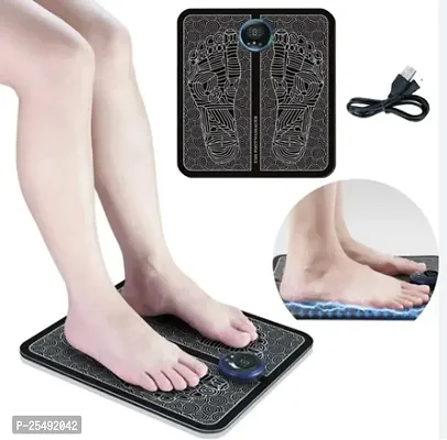 Foot Massager Pain Relief,Electric Ems Massage Machine Mat,Rechargeable Portable Folding Automatic With 8 Mode/19 Intensity For Legs,Body,Hand Device For Men And Women