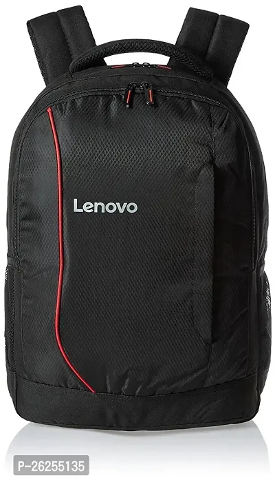 Laptop Backpack Lenovo Everyday Laptop Backpack 15.6 Water Repellent School College Office Bag  (Black)-thumb3