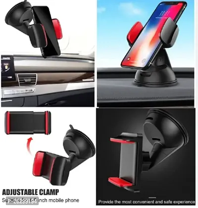 DAUMI Universal Silicone Sucker Long Neck Car Mobile Phone Holder Mount Stand Ultimate Reusable Suction Cup with 360 Degree Rotation for Car Windshield Dashboard-thumb0