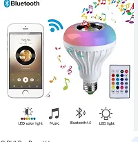 Wireless Bluetooth Led Music Bulb Colourful Lamp Built-In Audio Speaker Music Player With Remote Control-thumb1