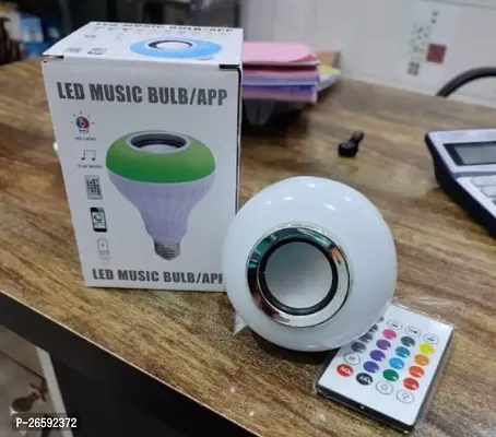 Wireless Bluetooth Led Music Bulb Colourful Lamp Built-In Audio Speaker Music Player With Remote Control-thumb2