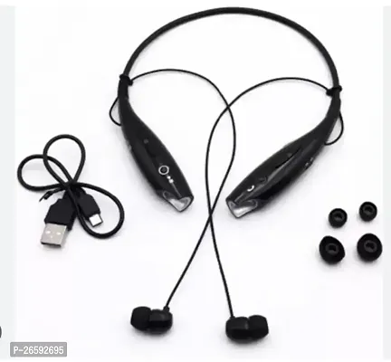 HBS 730 Neckband Wireless Headset Bluetooth Headset (Black, In the Ear)-thumb0