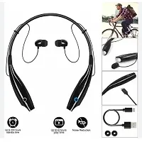 HBS 730 Neckband Wireless Headset Bluetooth Headset (Black, In the Ear)-thumb2