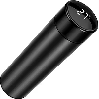 LED Temperature Display Vacuum Insulated Water Bottle(Black)-thumb1