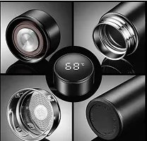 LED Temperature Display Vacuum Insulated Water Bottle(Black)-thumb2