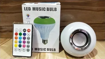 Color Changing Led Bulb With Remote Inbuilt Bluetooth Speaker-thumb2