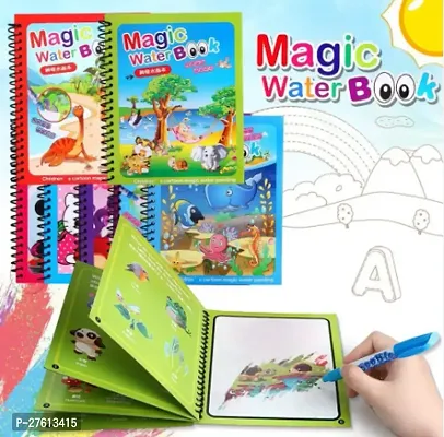 Multicolor Magic Water Book, For Drawing, Size: 15.5 X 19 Cm-thumb3