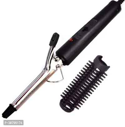 NHC-471B Hair Curling Iron Rod for Women For Home Use Instant Heat Styling Brush Motor Styling Tool Professional Hair Styling Instant Heat Technology (Black)-thumb2