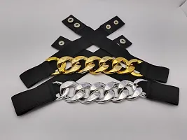 Trendy Women Belt With Adjustable Chain Pack of 3-thumb1