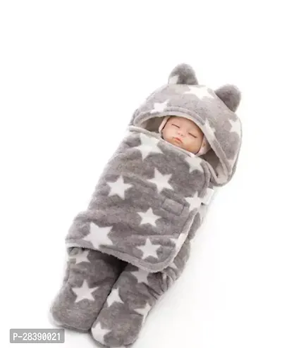 Classic Sleeping Bag For New Born Baby Hooded Wearable Wrapper Pack Of 1-thumb0
