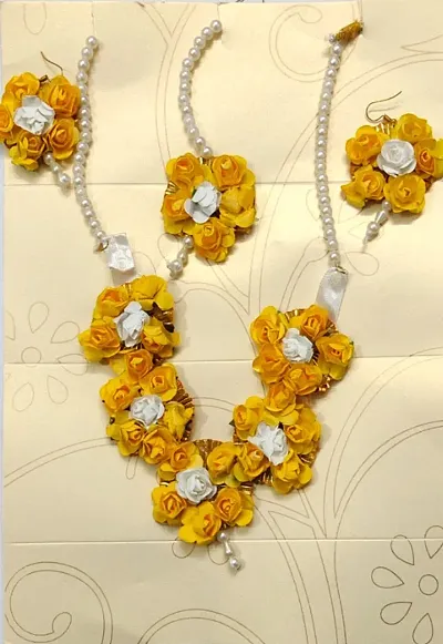 Royal Paper Flower Jewellery Sets for Women