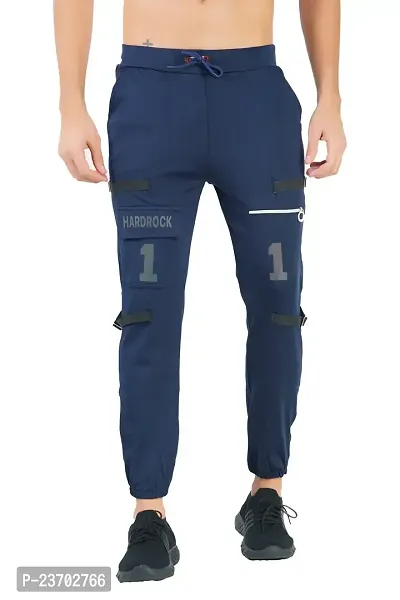 Stylish Fancy Cotton Blend Regular Track Pants For Men