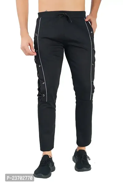 Stylish Fancy Cotton Blend Regular Track Pants For Men