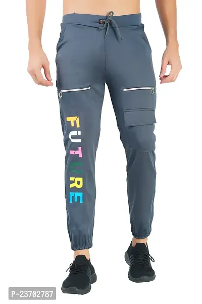 Stylish Fancy Cotton Blend Regular Track Pants For Men