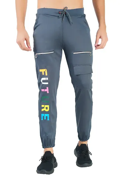 Best Selling Cotton Blend Regular Track Pants For Men 