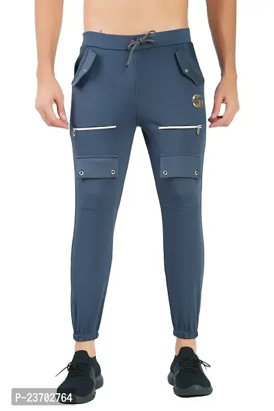 Stylish Fancy Cotton Blend Regular Track Pants For Men