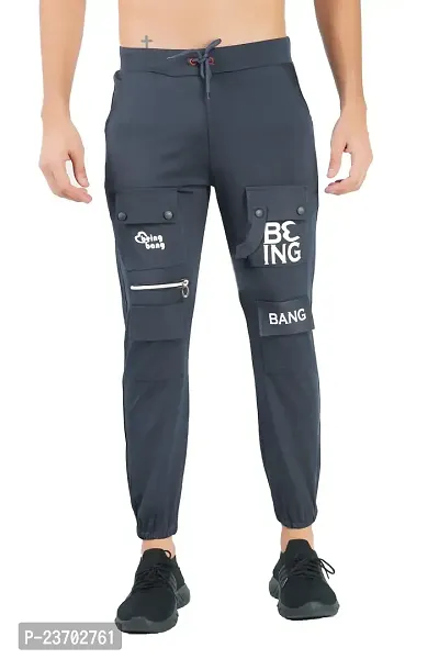 Stylish Fancy Cotton Blend Regular Track Pants For Men