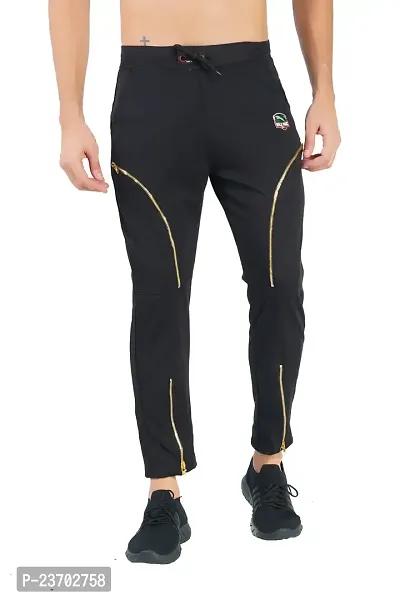 Stylish Fancy Cotton Blend Regular Track Pants For Men