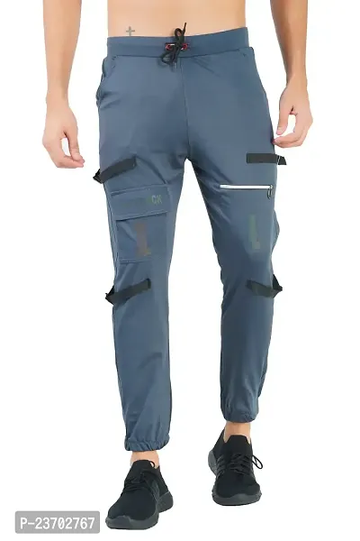 Stylish Fancy Cotton Blend Regular Track Pants For Men