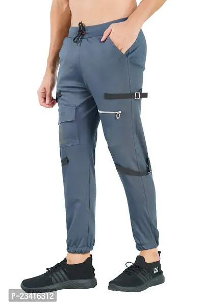 Cyxus  Stylish Men's Cargo Pants with Multiple Pockets for Everyday and Sports Wear-thumb5