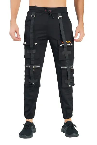 Stylish Mens Cargo Pants with Multiple Pockets for Everyday and Sports Wear