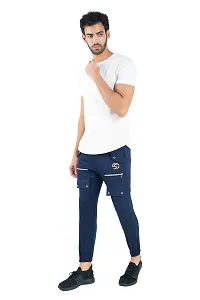 Classic Cotton Blend  Cargo Trousers for Men-thumb4