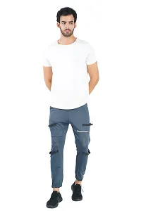 Classic Cotton Blend Cargo Trouser For Men-thumb2