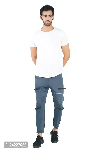 Classic Cotton Blend Cargo Trouser For Men-thumb3